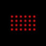 optika dot matrix 4x6- DE-R 352 